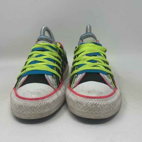 Converse Chuck Taylor All Star Double Layer Black White Pink Womens‎ 5 - Picture 3 of 8